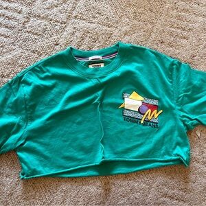 Tommy Hilfiger Teal Relaxed Fit Tee